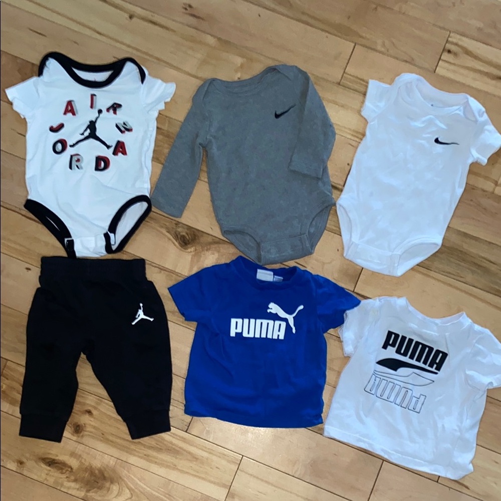 Air Jordan, Nike, Puma Baby Set